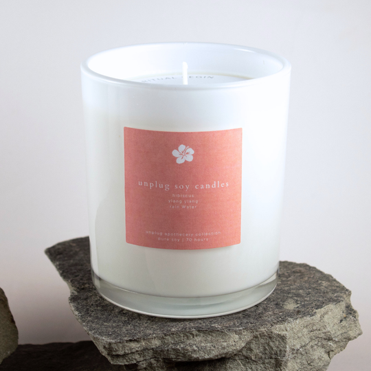 Hibiscus Rain Seasonal Edit Soy Candle banner